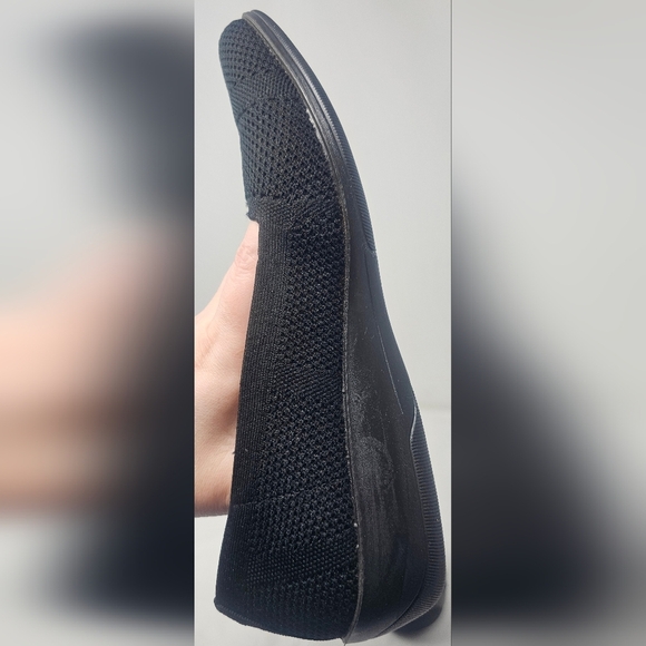 Life Stride Wmns Immy Knit Wedge Comfortable Memory Foam Slip On Black Shoes 10M - Picture 5 of 12